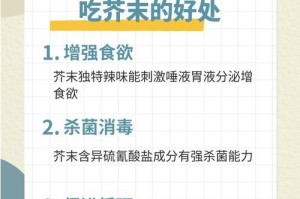 芥末制作方法详解（教你如何制作出美味香辣的芥末酱）