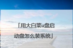 大白菜u盘装启动盘制作教程（轻松学会使用大白菜u盘制作启动盘）